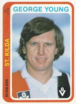 1979 Scanlens VFL #18 George Young Front